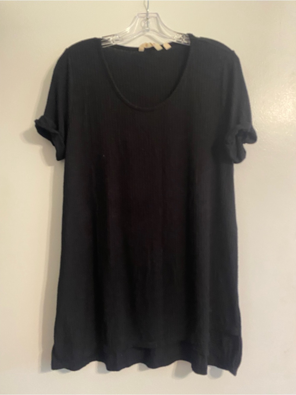 🖤Free Shipping🖤 Soft Surroundings Ribbed Short Sleeve Tee- Size M